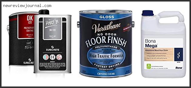 Top 10 Best Clear Floor Finish Based On User Rating