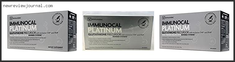 Guide For Immunocal Platinum Reviews Based On User Rating