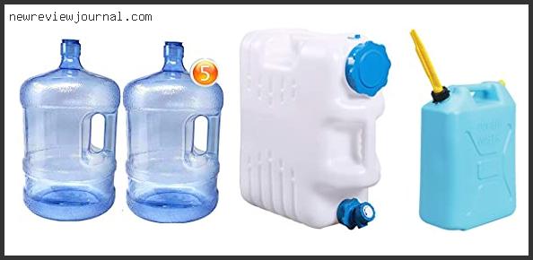 Deals For Best 5 Gallon Water Container Based On Scores