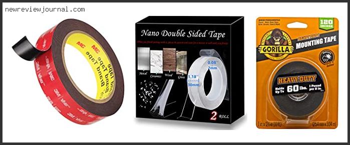 Top 10 Best Heavy Duty Double Sided Tape Reviews For You