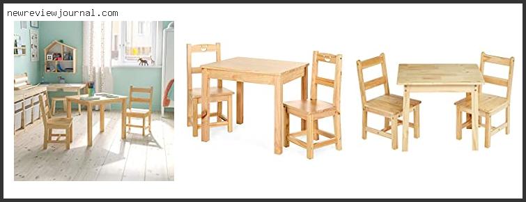 10 Best Solid Wood Kids Table And Chairs Based On Customer Ratings