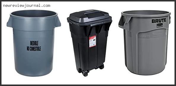 Rubbermaid Trash Can With Wheeled