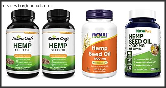 Best Hemp Seed Oil Capsules