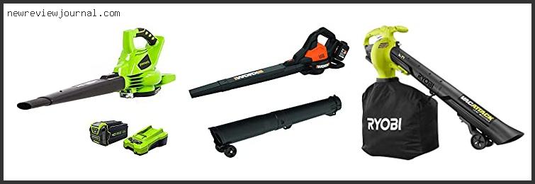 Best Cordless Leaf Blower Vacuum Mulcher Reviews With Products List