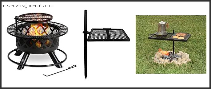 Adjustable Fire Pit Grill Grate