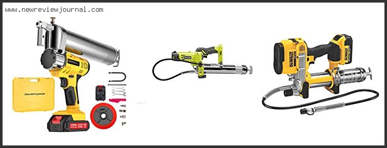 Top 10 Best Battery Powered Grease Gun Based On Scores