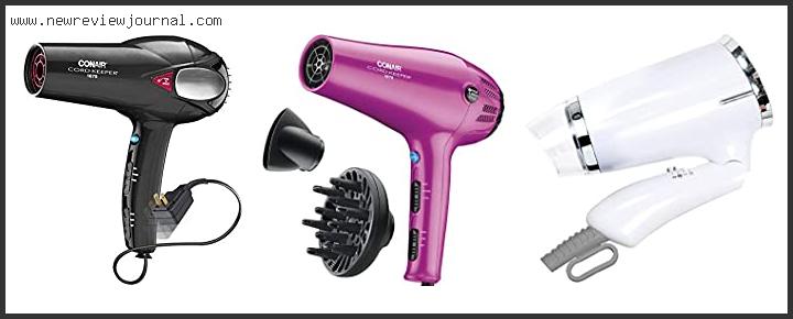 Hair Dryer With Retractable Cord