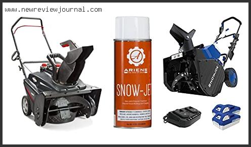 Top Best Non Stick Spray For Snow Blowers Based On Customer Ratings