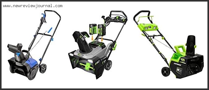 Top #10 Cordless Snow Blower Based On User Rating