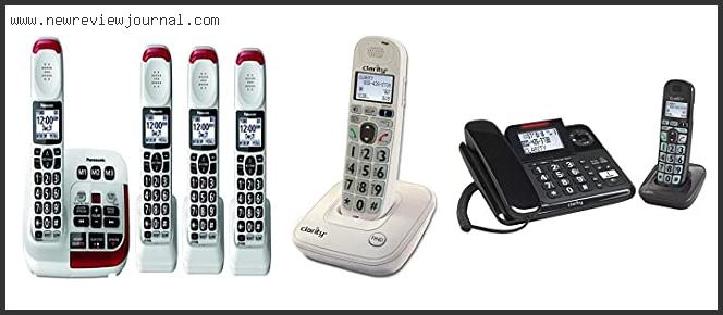 Best Amplified Cordless Phones For Elderly Reviews With Products List