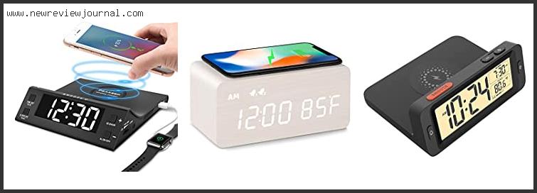 Alarm Clock With Wireless Charging