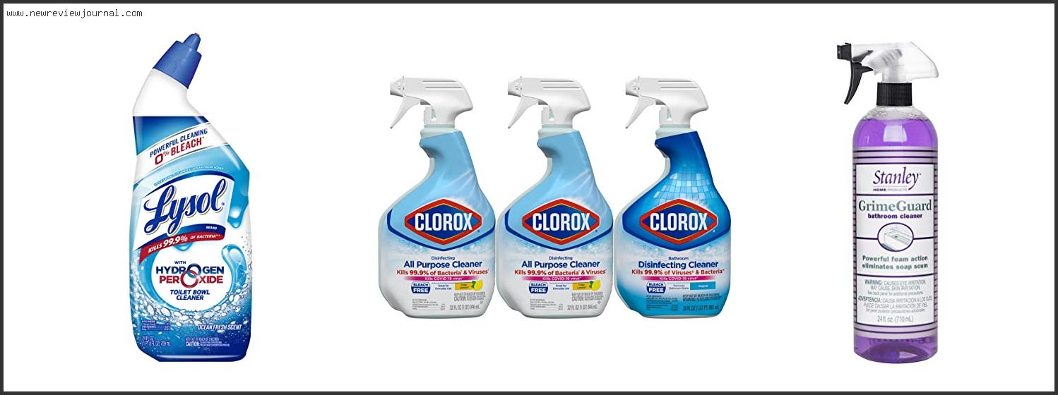 Top 10 Best Non Bleach Bathroom Cleaner – Available On Market
