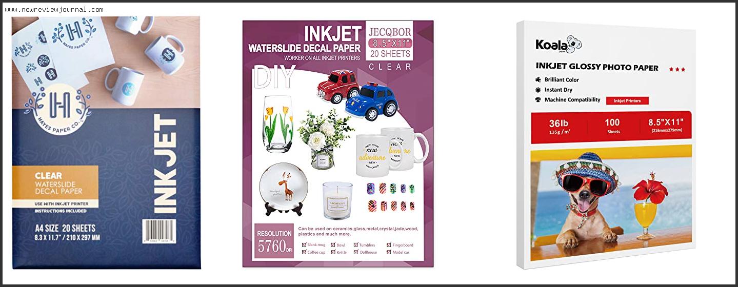 Top 10 Best Inkjet Paper Reviews With Products List