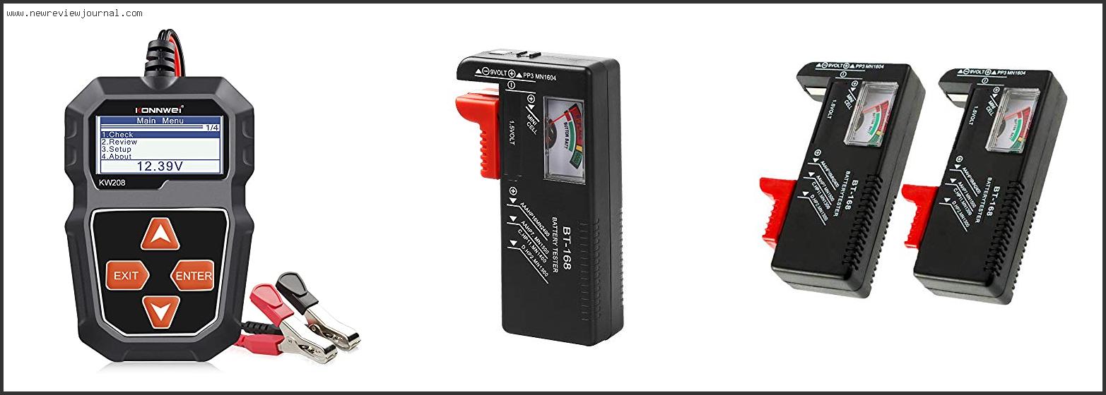 Top 10 Best Battery Tester For Small Batteries Reviews For You