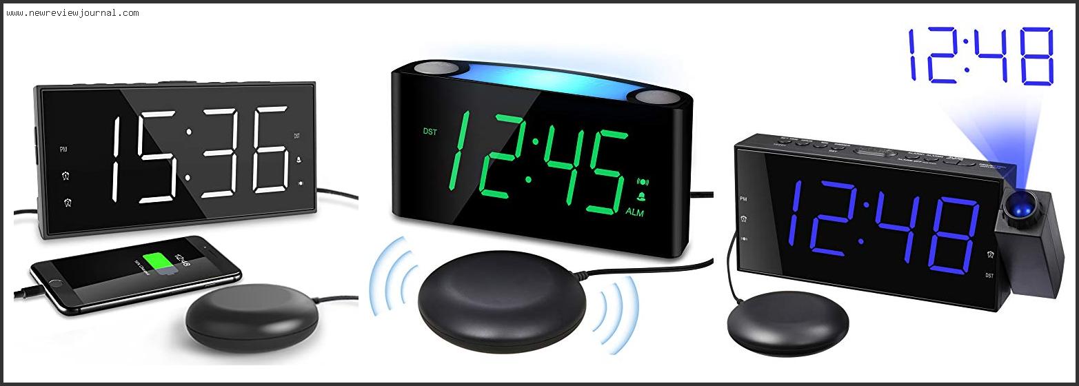 Top 10 Best Bed Shaker Alarm Clock Based On Customer Ratings
