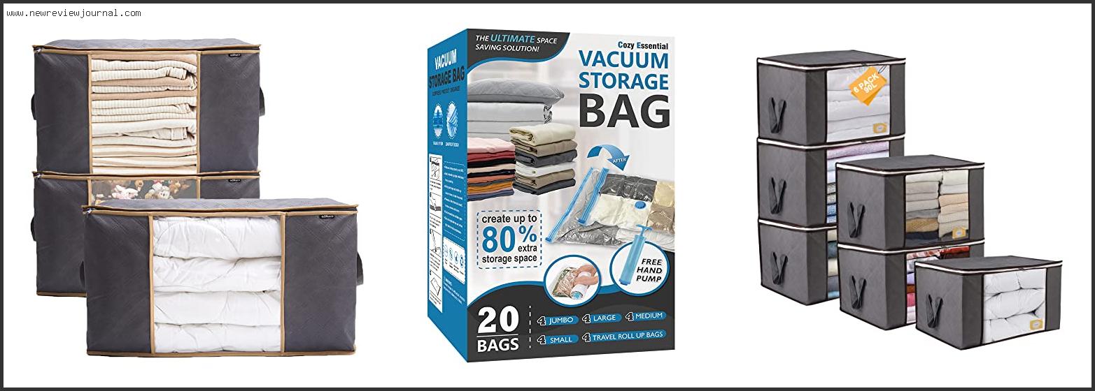 Best Storage Bags For Clothes