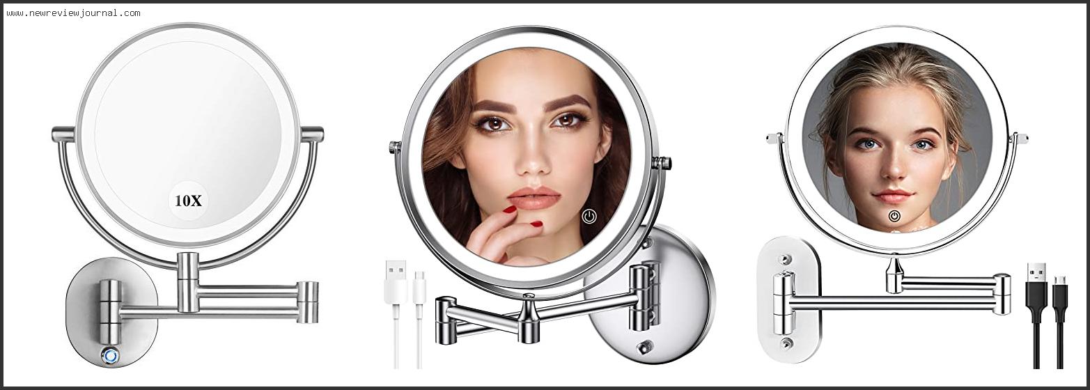 Top 10 Best Wall Mounted Lighted Makeup Mirror In [2024]