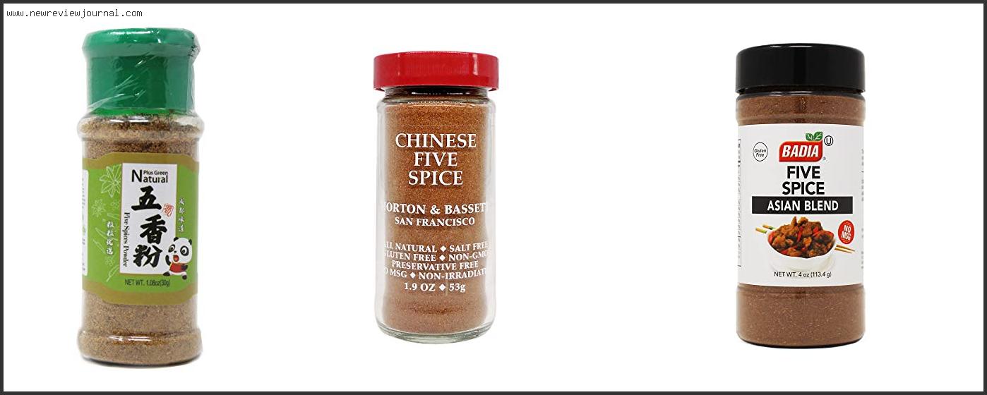 Top 10 Best Chinese Five Spice Based On User Rating
