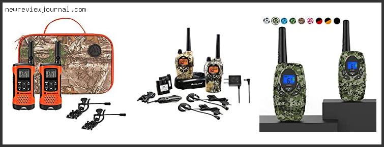 Top 10 Best Walkie Talkie For Hunting Reviews With Products List