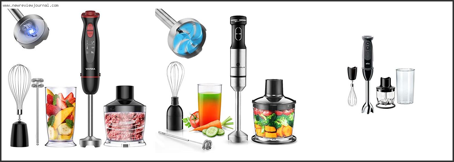 Top 10 Best Hand Blender For Baby Food Reviews With Scores