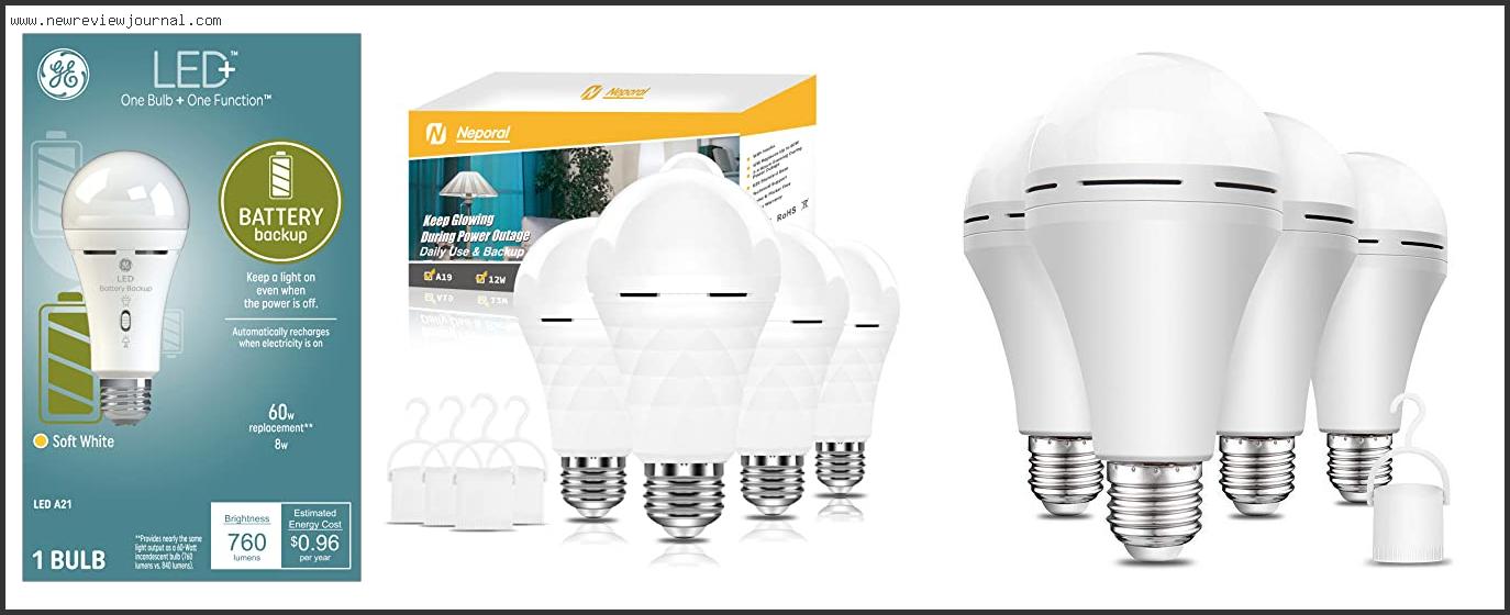 Top 10 Best Rechargeable Light Bulbs – To Buy Online