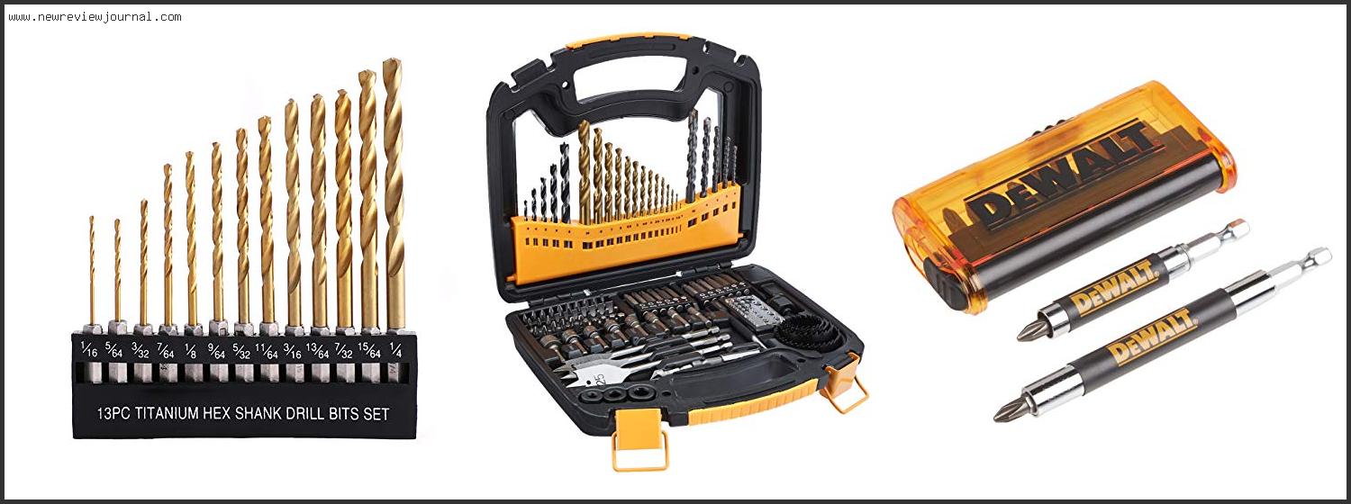 Top 10 Best Drill Driver Bit Set Reviews With Products List