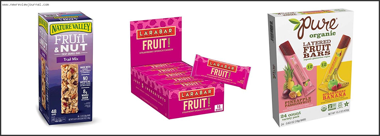 Top 10 Best Fruit Bars Reviews With Scores