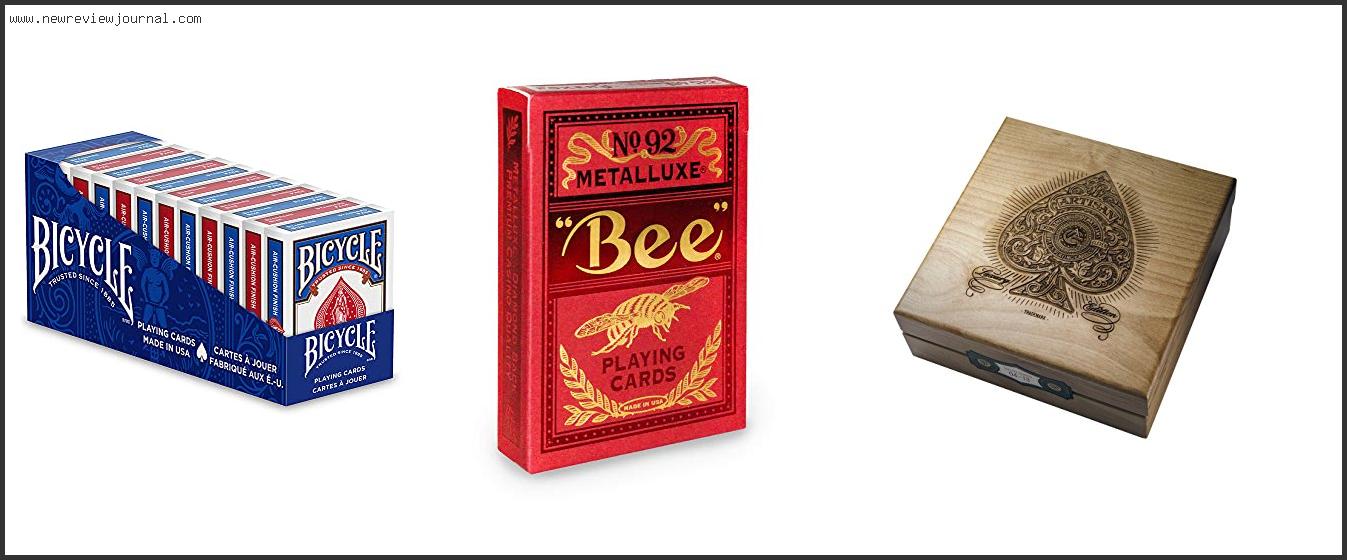 Top 10 Best Playing Cards With Buying Guide