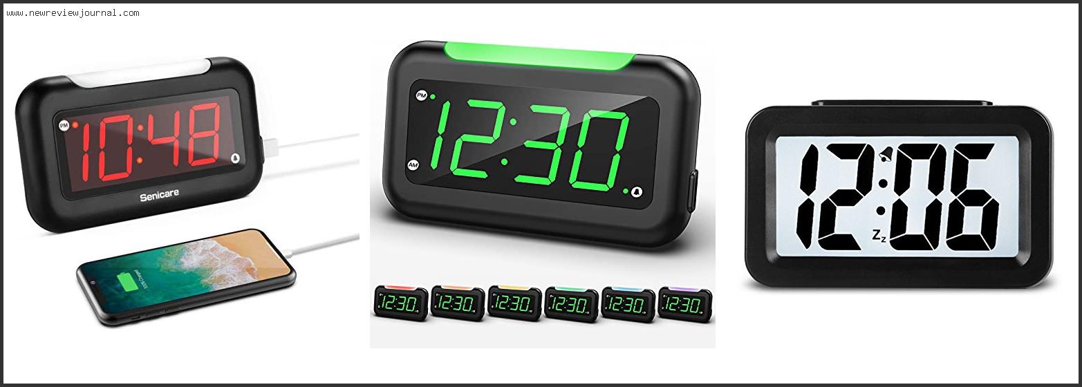 Top 10 Best Low Light Alarm Clock Based On User Rating