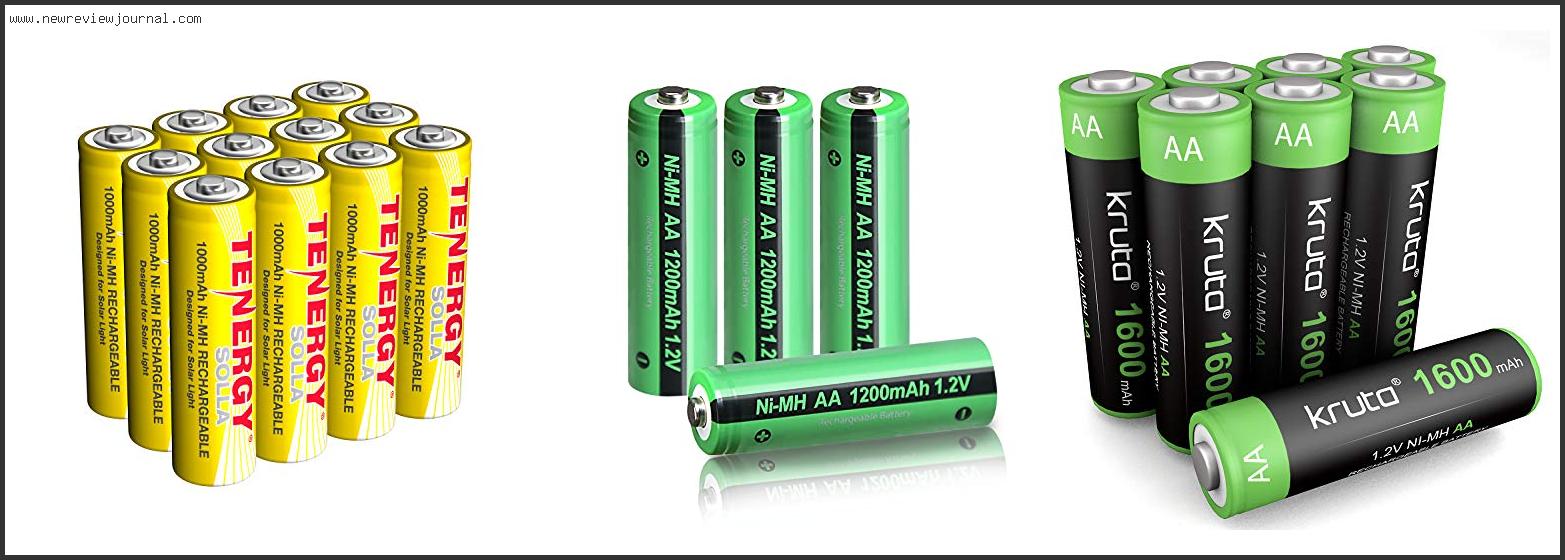 Top 10 Best Solar Rechargeable Batteries Reviews With Products List