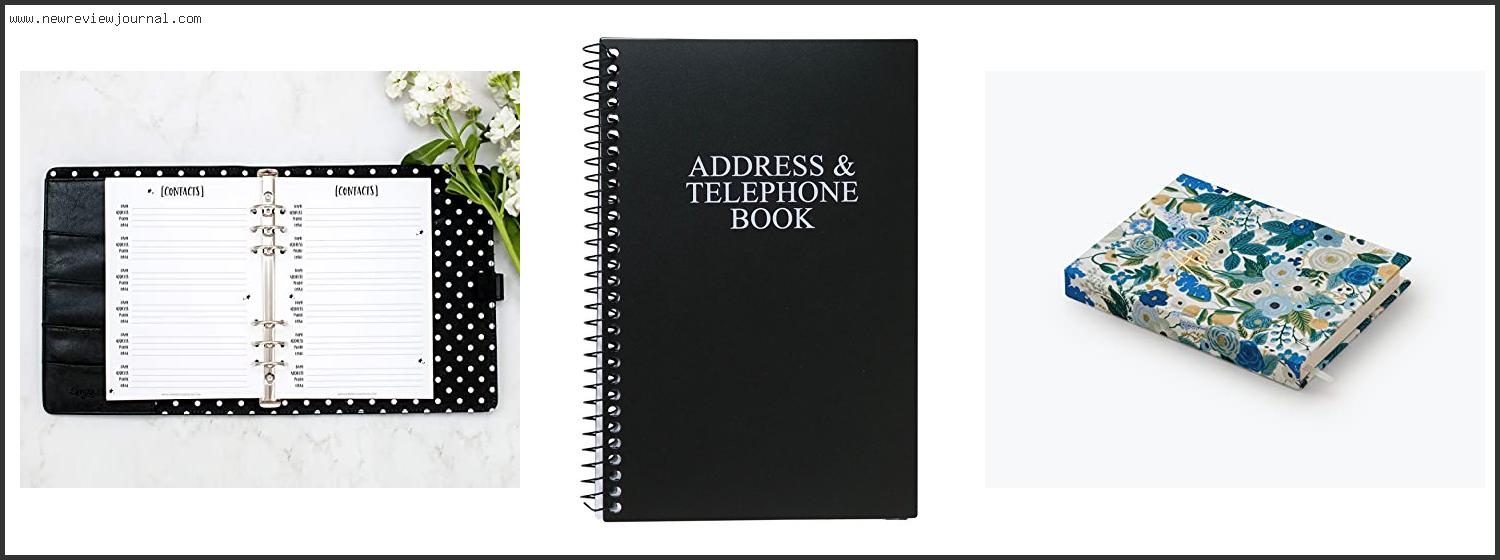 Top 10 Best Paper Address Book Reviews With Products List
