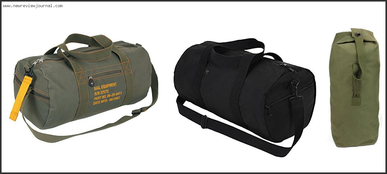 Top 10 Best Canvas Duffle Reviews For You