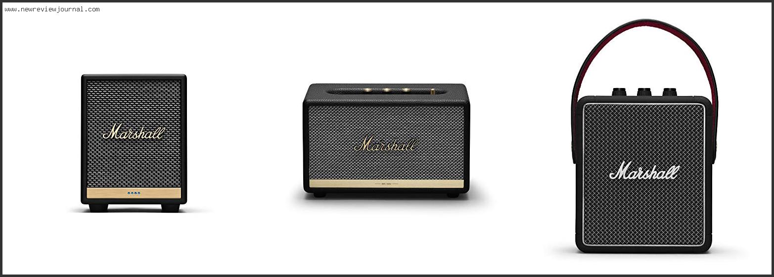 Top 10 Best Marshall Speaker With Buying Guide