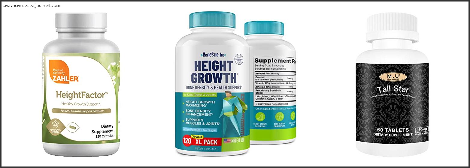 Top 10 Best Height Growth Pills Based On Customer Ratings