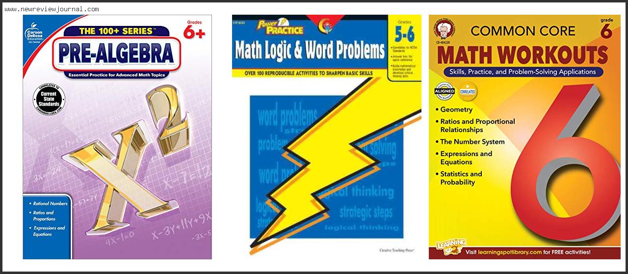 Best Math Workbooks For 6th Grade