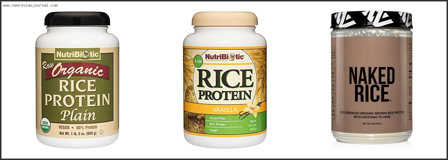 Best Brown Rice Protein Powder