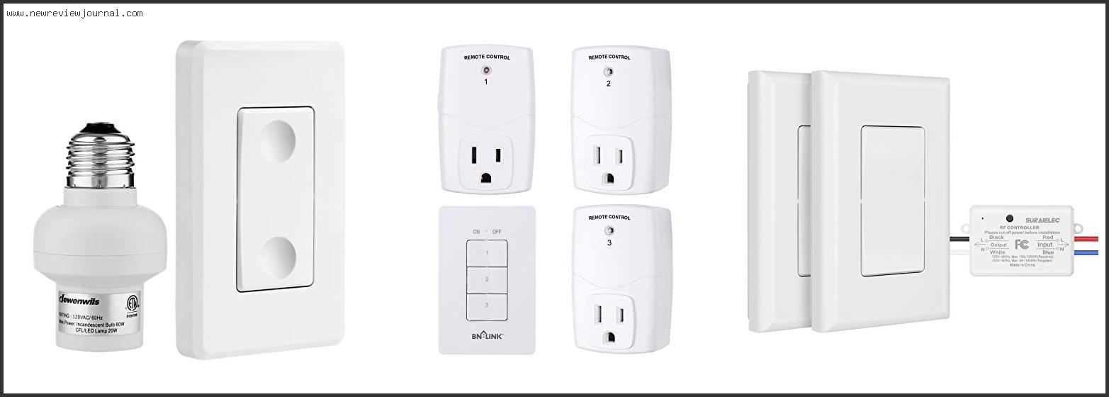 Top 10 Best Wireless Light Switch Reviews With Scores