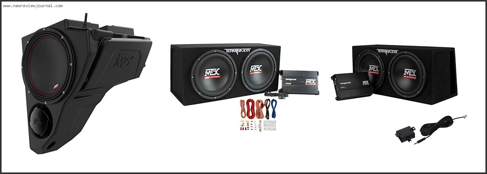 Top 10 Best Mtx Subwoofers Based On User Rating