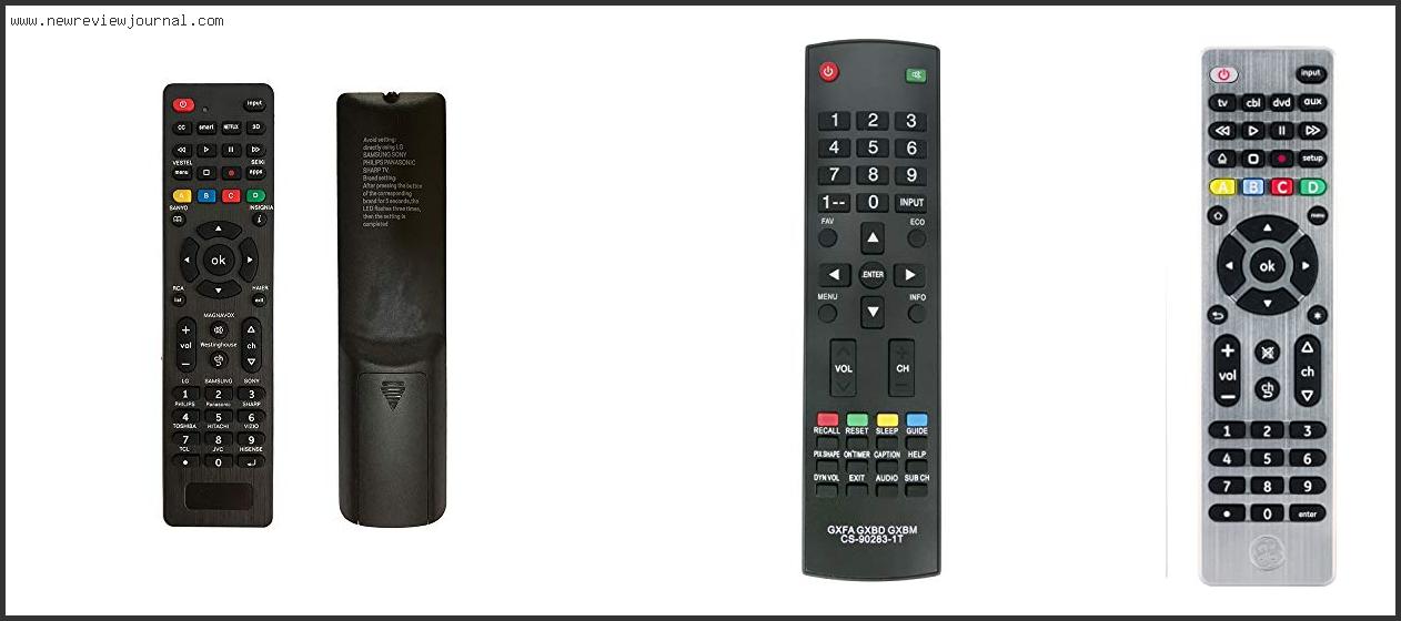 Top 10 Best Universal Remote For Sanyo Tv Reviews With Scores