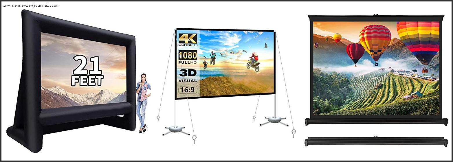 Best Portable Projection Screens