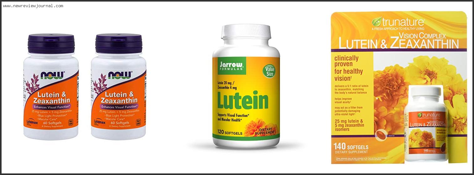 Top 10 Best Lutein Based On Scores