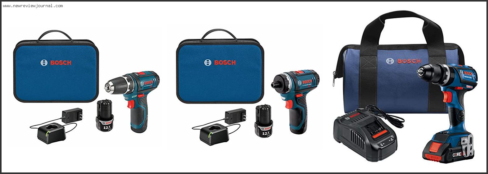 Top 10 Best Bosch Cordless Drill With Expert Recommendation