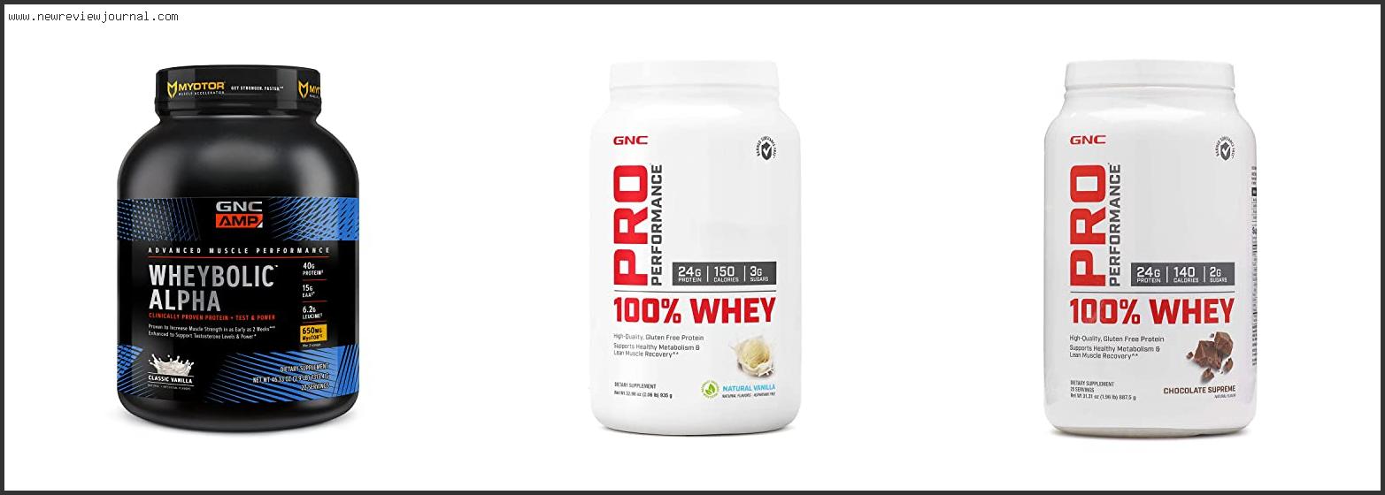 Top 10 Best Protein Powders Gnc Based On Scores