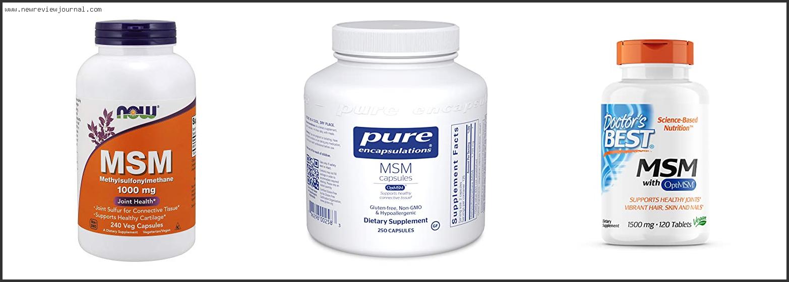 Top 10 Best Msm Supplements Based On User Rating