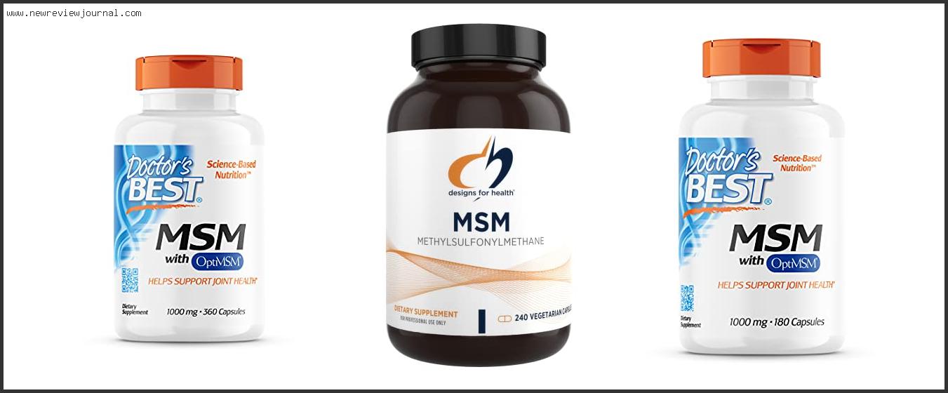 Top 10 Best Msm Supplement Based On Customer Ratings