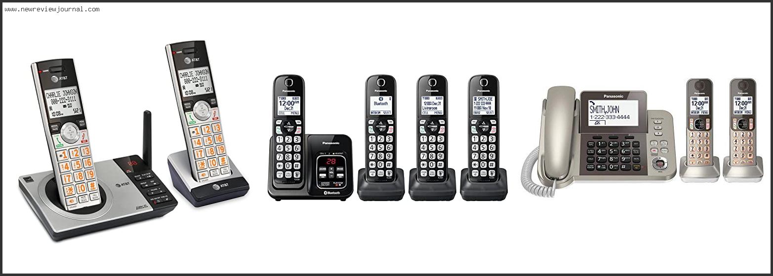 Top 10 Best Cordless Phones With Call Blocking And Answering Machine Reviews With Products List