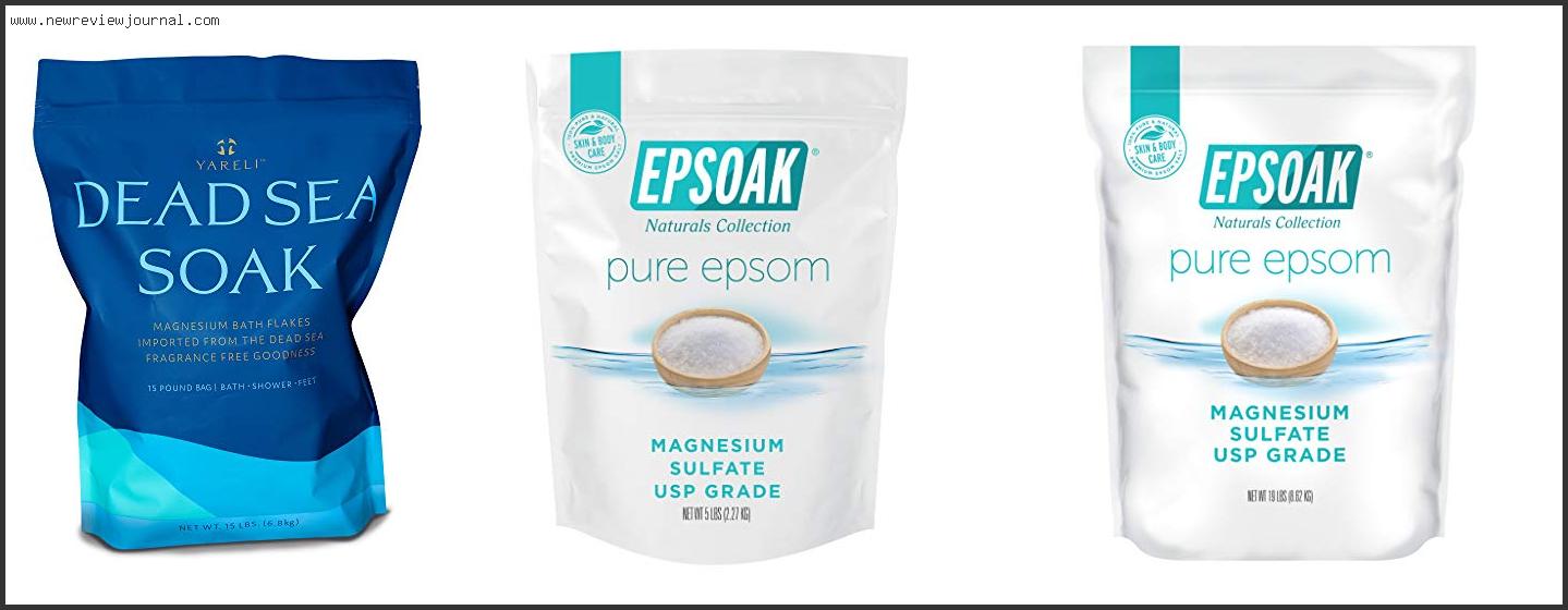 Top 10 Best Epsom Salt Based On Scores