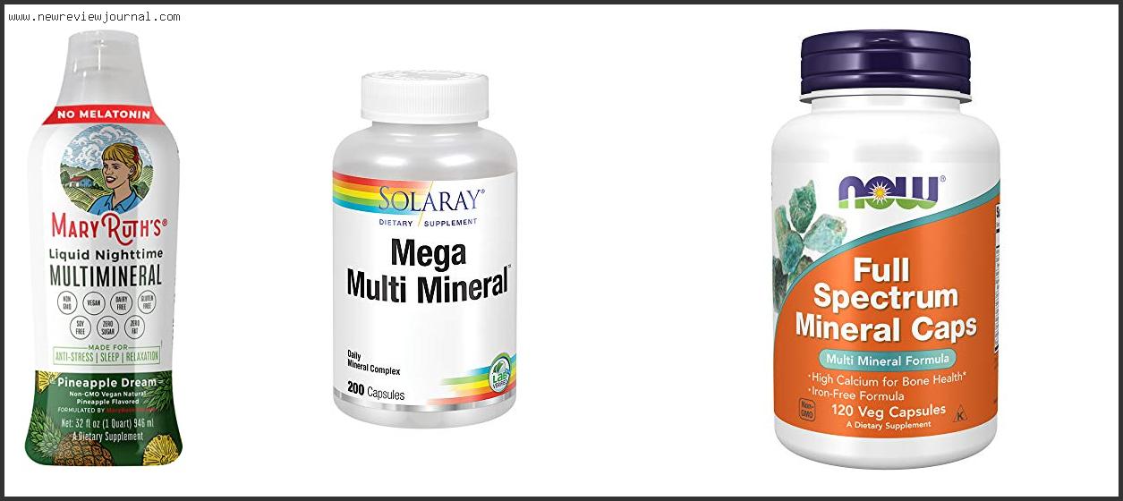 Top 10 Best Multimineral Supplement Reviews For You