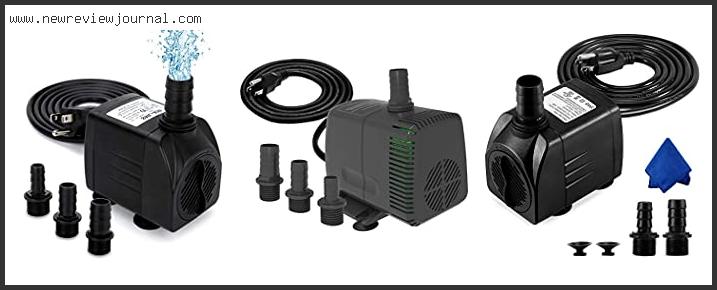 Top 10 Best Submersible Fountain Pump Based On Scores