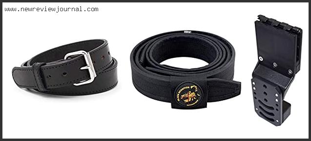 Top 10 Best Competition Gun Belts With Buying Guide